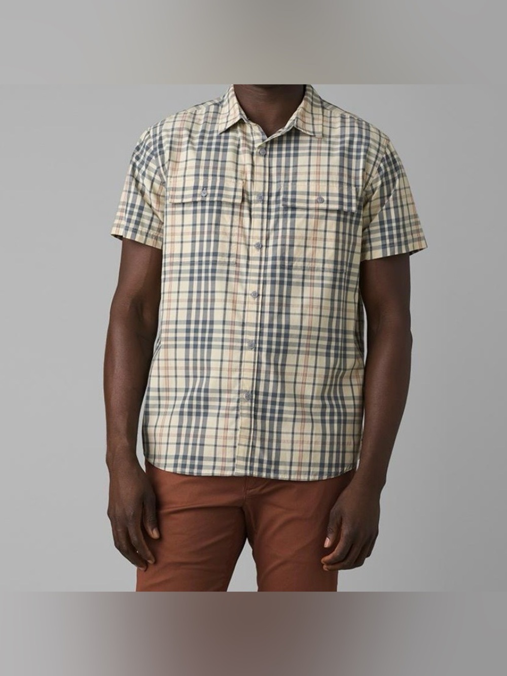 PrAna Kirkwood Button Up Shirt Size Medium